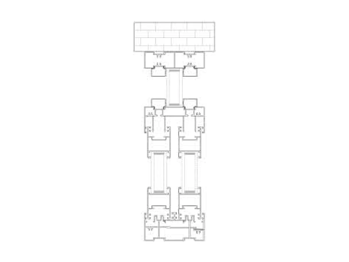 3548 aluminium door construction detail