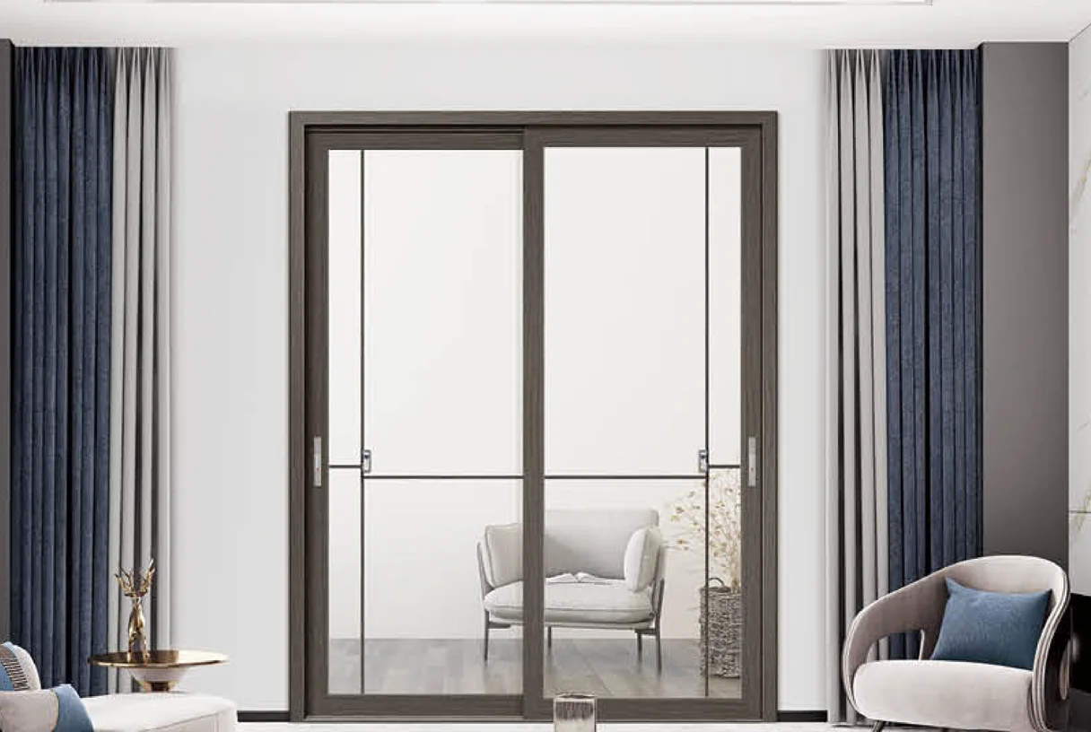 3548 aluminium door detail view