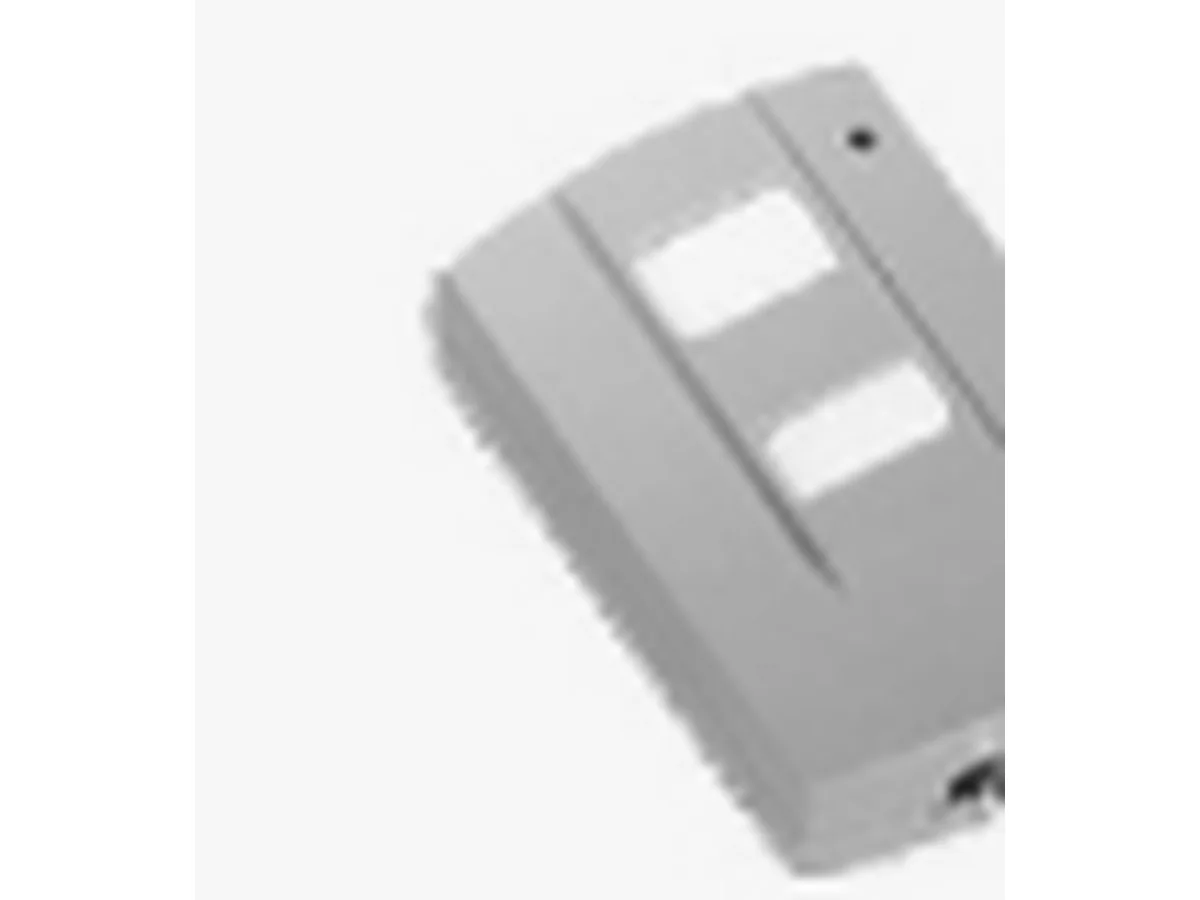 Garage door drive unit mounted on a rendered garage ceiling, design rendering